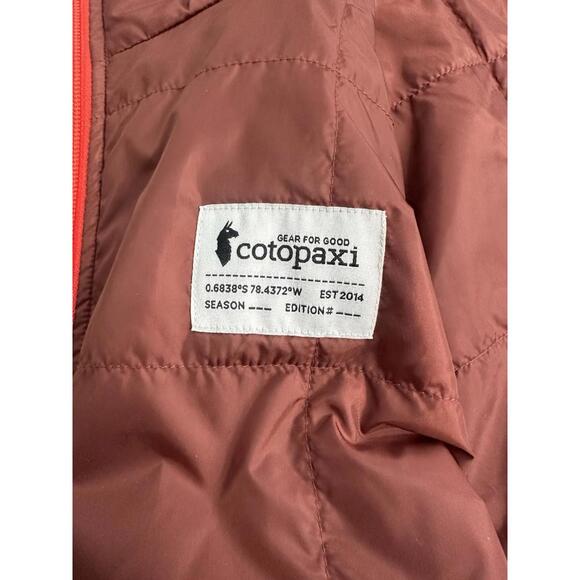 Cotopaxi Teca Calido Mens M Reversible Water Repellent Vest Full Zip Insulated - Picture 3 of 8